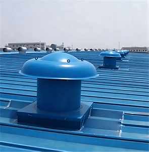 <span class=keywords><strong>Ventilateur</strong></span> d'extraction électrique industriel pour toiture avec roulement à billes et pales en acier inoxydable, disponible en version OEM pour la ventilation des usines et entrepôts - Product Image 5