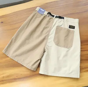 Short cargo filigrane pour homme, logo personnalisé, décontracté, coupe ample, 100%