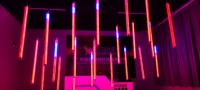 Lustre cinétique 3D, tubes lumineux à pixels, éclairage de scène LED, treuil DMX, éclairage de tube cinétique