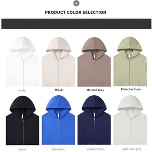 Ensemble de survêtement de sport personnalisé pour homme, avec sweat à capuche zippé et pantalon de jogging - Product Image 2