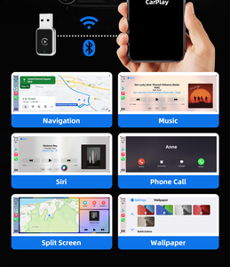 อะแดปเตอร์ Carplay ไร้สายแบบพกพา ใช้งานได้กับ Android Auto และ Apple CarPlay กล่องสมาร์ทดองเกิล ZC13C - Product Image 6