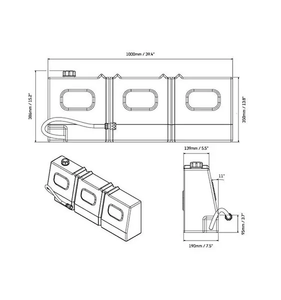 Réservoir <span class=keywords><strong>d</strong></span>'eau en plastique noir MK-W-014 50L <span class=keywords><strong>pour</strong></span> <span class=keywords><strong>camping</strong></span>-<span class=keywords><strong>car</strong></span> RV caravane et entrée marine pièces et <span class=keywords><strong>accessoires</strong></span> <span class=keywords><strong>pour</strong></span> applications marines - Product Image 6