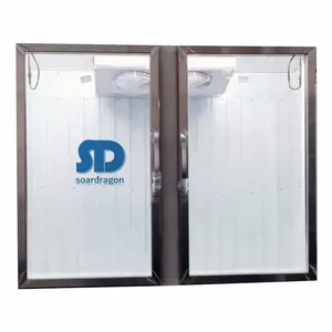 Soardragon двойное стекло Холодильник стеклянная дверь для двух дверей дисплей стеклянная витрина