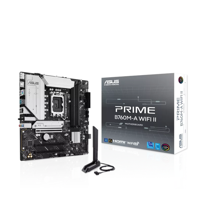 a SUS PRIME B760M-A WIFI II LGA 1700 Gaming Motherboard Support intel 256G Motherboard