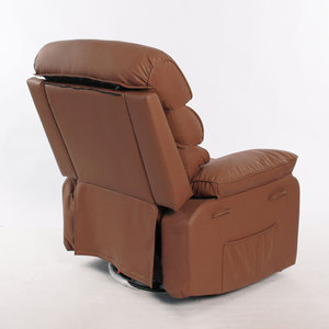 Sillón Reclinable Eléctrico de Cuero, Cómodo, Respaldo Alto, Altura Ajustable, con Calefacción, Masaje <span class=keywords><strong>y</strong></span> Control Remoto, para Sala de Estar - Product Image 5