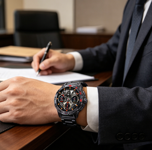 <span class=keywords><strong>Montre</strong></span> connectée noire I122 pour homme, appels Bluetooth, écran tactile complet, moniteur <span class=keywords><strong>de</strong></span> fréquence cardiaque et d'oxygène sanguin, <span class=keywords><strong>montre</strong></span> <span class=keywords><strong>de</strong></span> fitness quotidienne pour affaires - Product Image 2