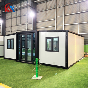 บ้านสำเร็จรูป 3 ห้องนอน ขนาด 20 ฟุต แบบขยายได้สองด้าน เหมาะสำหรับอยู่อาศัย ที่พักพิง สำนักงาน บ้านคอนเทนเนอร์ - Product Image 2