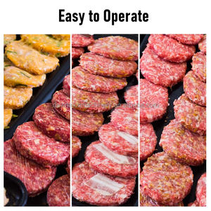 Prensa Moldeadora de Hamburguesas de Acero Inoxidable con Mango, Prensa para Hamburguesas Secas, Máquina para Hacer Sándwiches de Carne para Restaurante o Bar - Product Image 3