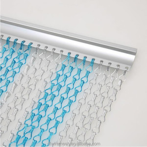 Cortina de Cadena Decorativa Arquitectónica con Ganchos en S, Malla Metálica de Aluminio para Biombos y Separadores - Product Image 2
