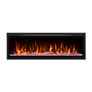 Chimenea Eléctrica Decorativa Empotrada <span class=keywords><strong>en</strong></span> Pared con Temperatura Ajustable y Llama Decorativa LED - Product Image 1