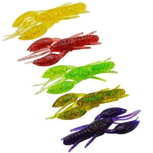 Leurre souple réaliste Weihe Sports Hammer Shrimp 8cm 6g, leurre crevette à quatre poils en PVC, non imprimé - Product Image 5