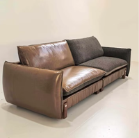 Meubles de salon modulaires Chesterfield modernes de qualité supérieure, canapé en tissu velours multiplace, pieds en bois, rembourrage en éponge