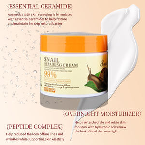 Crema Facial de Caracol de Marca Privada OEM con Glicerina, Antiarrugas, Reparadora, Blanqueadora, Reafirmante e Hidratante - Product Image 5