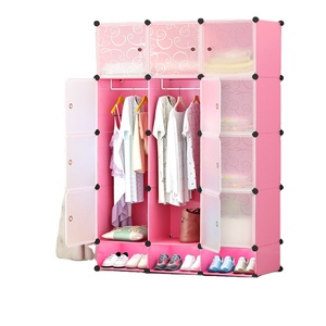 Armadio a Cubi in Plastica per Bambini all'Ingrosso di Fabbrica Montaggio Semplice Mobile Contenitore Pieghevole per Neonati Guardaroba per Casa e Camera da Letto - Product Image 5