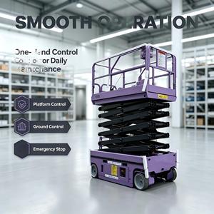 Piattaforma di Lavoro Aerea Elettrica Semovente a Forbice da 6m, 8m, 10m, 12m, 14m, 16m con Certificazione CE e ISO - Product Image 1