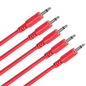 Câble auxiliaire PVC coloré 3,5 mm mâle vers mâle pour Eurorack, câble mono jack modulaire, vente chaude - Product Image 5