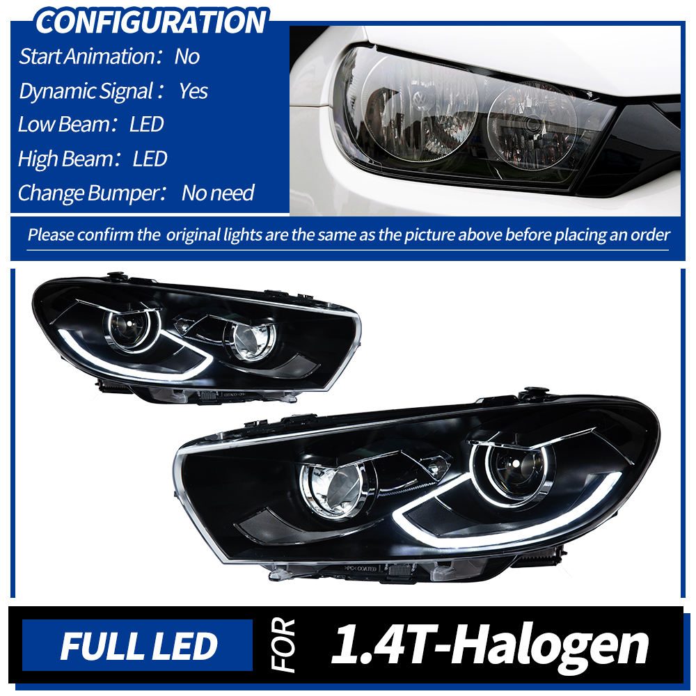 Headlight one pair