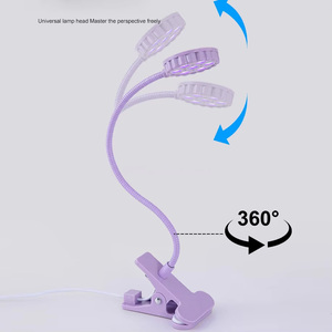 Lámpara de Escritorio con Clip USB, Adecuada <span class=keywords><strong>para</strong></span> <span class=keywords><strong>Luz</strong></span> de Esmalte de <span class=keywords><strong>Uñas</strong></span>, Lámpara de <span class=keywords><strong>Luz</strong></span> <span class=keywords><strong>Ultravioleta</strong></span> <span class=keywords><strong>para</strong></span> Curado de Esmalte de <span class=keywords><strong>Uñas</strong></span> - Product Image 5