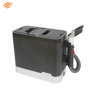 مكنسة كهربائية منزلية متعددة الوظائف صغيرة الحجم بدون كيس للتنظيف بالرش والشفط للسجاد والستائر والأرائك - Product Image 1