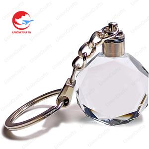 Bán buôn tùy chỉnh xe logo ảnh Móc Chìa Khóa Vòng K9 trong suốt trống Laser khắc 3D Led ánh sáng Thủy Tinh Pha Lê Acrylic <span class=keywords><strong>Keychain</strong></span> - Product Image 1