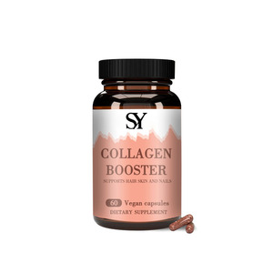 Nhà Máy Giá Vegan Collagen Booster viên nang với 16 chất dinh dưỡng cần thiết cho tóc da móng tay hỗ trợ và tự nhiên trẻ trung Glow - Product Image 1