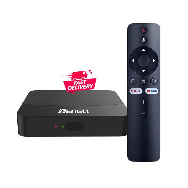 Hengli Android Ott 4K TV Box Caja Android Tv Box OEM Firmware OTA Update Tvbox Android Smart TV Box Set-top Box