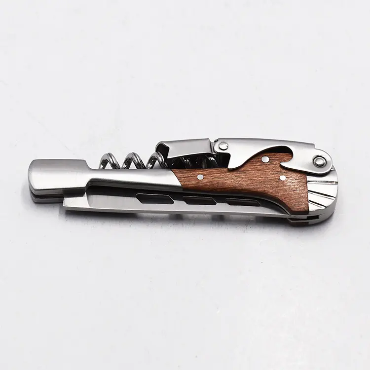 Amazon hot selling kitchen tools waiter knife laguiole wine corkscrew opener kitchen accessories with gift box