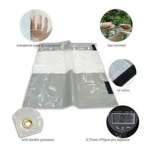 Lona de PVC de vinilo de tamaño personalizado <span class=keywords><strong>lonas</strong></span> de jardín transparentes de plástico <span class=keywords><strong>para</strong></span> terraza - Product Image 2