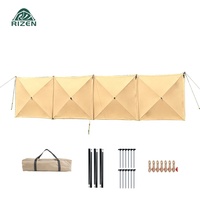 ODM OEM Pare-vent et Pare-soleil en Tissu Oxford Simple Couche pour Camping Extérieur Hiver Quatre Saisons, Caractéristiques Imperméables