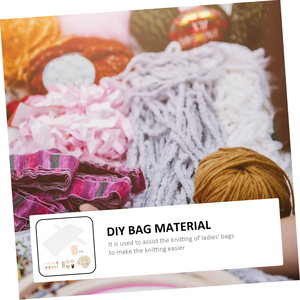 Wholesale DIY Canvas Sheet <b>Plastic</b> <b>Mesh</b> Canvas Sheets Set for Bags - Product Image 4