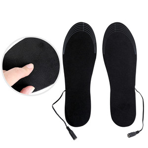 Plantillas calefactables eléctricas para zapatos, alimentadas por USB, unisex, negras, para calidez y protección contra el frío - Product Image 5