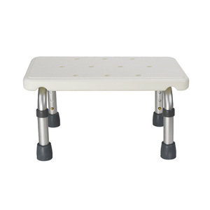 Silla de ducha de aleación de aluminio, altura ajustable, antideslizante, para personas mayores, discapacitadas, mujeres embarazadas, equipo de seguridad para el baño - Product Image 1