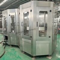 Machine de remplissage isobare pour jus gazeux et eau gazeuse automatique, conditionnement en fûts de 200 ml, entraînement motorisé