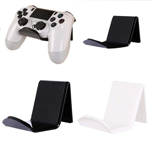 Acrylic Wall Mount Stand Holder for Remote Controller Headset Hanger for for for Game Controller Wall Holder Black White