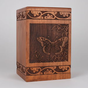 Urnas de madera modernas hechas a mano de alta calidad, urnas de cremación de madera para adultos masculinos y femeninos, urnas decorativas - Product Image 1