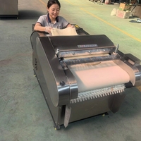 Elektrische Snijmachine voor Ciba Pinda-chips Rijstwafels Fruit 220V 750W Grootschalige Commerciële Groentesnijder