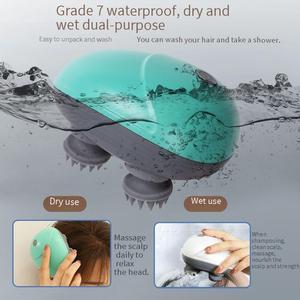Hot Selling Silicone Electric Vibrating Device Mini Body Head Massager