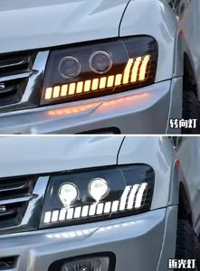 ไฟหน้า LED สำหรับรถยนต์มิตซูบิชิ ปาเจโร่ V73 พร้อมไฟเลี้ยวแบบไดนามิก DRL เลนส์โปรเจคเตอร์สำหรับ V75/V77 ไฟหน้ารถยนต์ สภาพใหม่ - Product Image 6