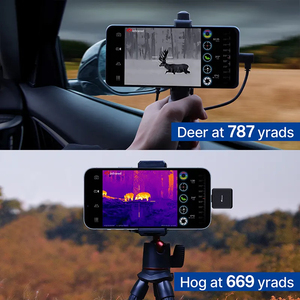 Caméra thermique InfiRay T2 PRO pour la chasse en plein air, monoculaire infrarouge HD 25Hz pour téléphone, vision nocturne avec laser - Product Image 3