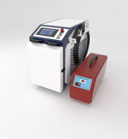 Soudeuse laser à fibre portative 1,5 kW Machine de soudage laser à fibre métallique Machine de soudage laser à fibre Qilin à double tête oscillante