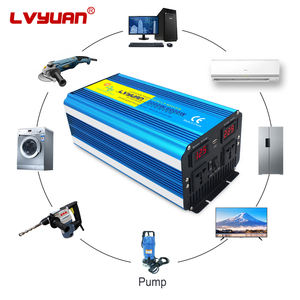 Convertisseur d'énergie solaire <span class=keywords><strong>LVYUAN</strong></span> 3000W/6000W 12V DC - 220V AC, fonction pompe, perceuse, onduleur à onde sinusoïdale pure - Product Image 3