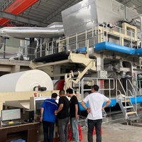Machine automatique de fabrication de papier toilette haute vitesse 1600 m/min avec contrôle PLC