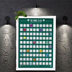 <span class=keywords><strong>Affiche</strong></span> <span class=keywords><strong>de</strong></span> <span class=keywords><strong>film</strong></span> à gratter personnalisée, écologique, résistante aux UV, couleurs vives, expérience cinématographique à faire absolument, images cachées - Product Image 1