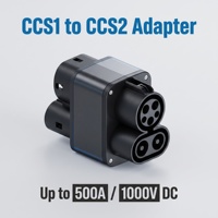 Adaptador de Carga Rápida CC CCS1 a CCS2, Conector para Vehículos de Nueva Energía, Gran Venta
