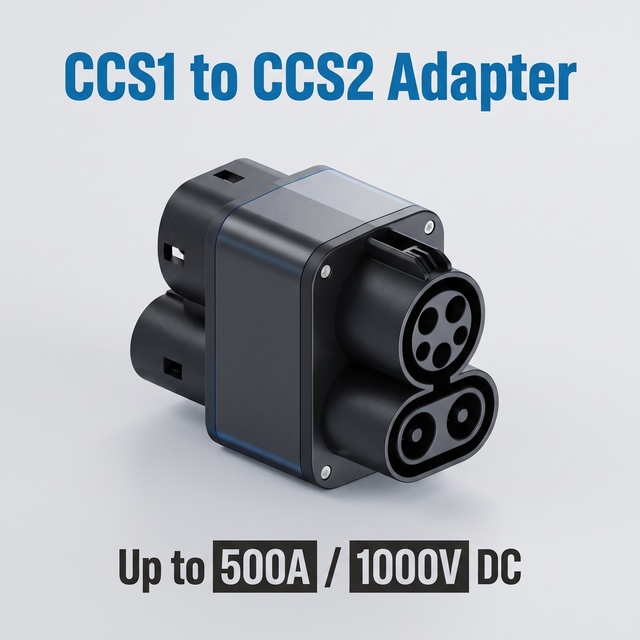 CCS1 to CCS2 Hot Selling DC Fast Charging Adapter New Energy Vehicles Connector