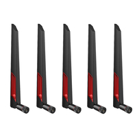 Antenne Wi-Fi en gros, étanche IP67, extérieure, large portée, omnidirectionnelle, double bande 2,4 GHz 5 GHz, connecteur femelle/mâle