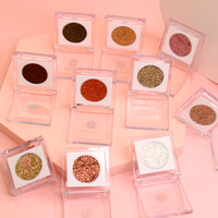 Novo — ombre à paupières cosmétique pour femmes, étiquette privée, couleur unique, paillettes