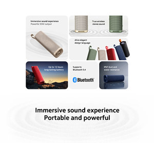 Loa ngoài trời <span class=keywords><strong>Xiaomi</strong></span> 30W, thiết kế nhỏ gọn, chống nước, tích hợp micro, nguồn pin DC, chất liệu nhựa kim loại - Product Image 2