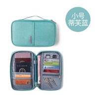 Portefeuille de voyage grande capacité avec logo personnalisé, porte-cartes, organiseur de documents, pochette multifonctionnelle, blocage RFID