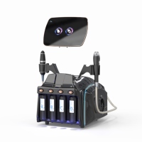 Nouvelle technologie 2 en 1, machine de nettoyage en profondeur à haute pression d'oxygène, à bulles d'eau hydro-glow, hydro-oxygène